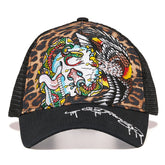Battle Skull Leopard Hat