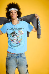 Skull Panther Throwback Graphic Tee