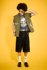 Ace Skull Throwback Graphic Tee