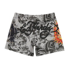 Skull Panther Mens Mesh Short