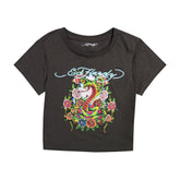 Cobra Roses Baby Tee