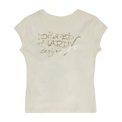 Dragon Cap Sleeve Tee - Ivory