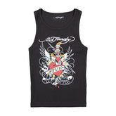 Fun Dagger Rhinestone Tank Top