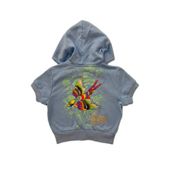 Swallows Short Sleeve Zip Hoodie