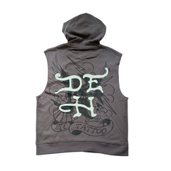 DG Skull Fleece Cut Off Hoodie