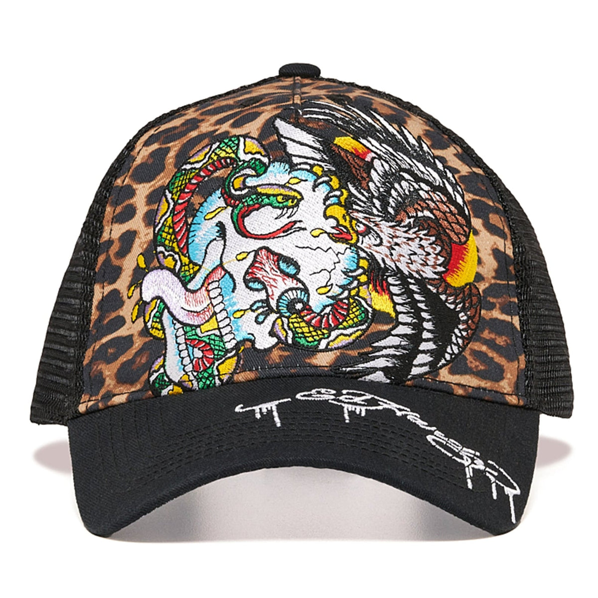 Battle Skull Leopard Hat