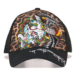 Battle Skull Leopard Hat