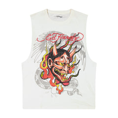 Demon Mens Cut Off Tee