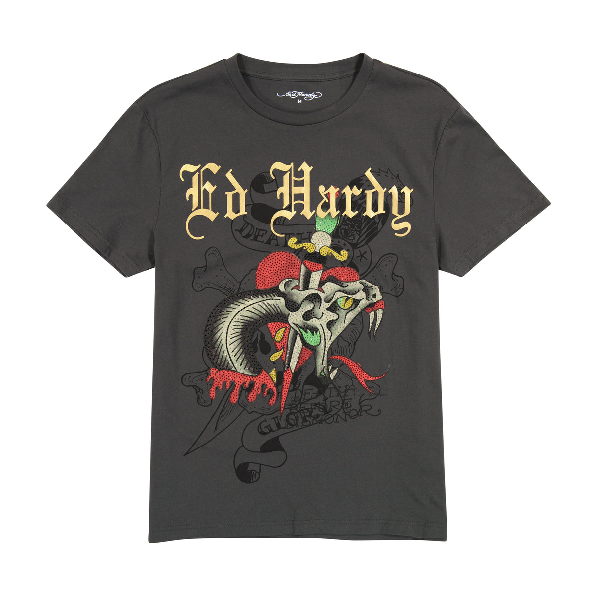 Dagger Snake Tee - Charcoal