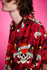 LKS Skull Boxy Camp Shirt