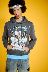 77 Eagle Fleece Pullover Hoodie