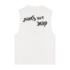 Skull Tophat Mens Cutoff Tee