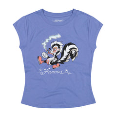 Famous Skunk Cap Sleeve Tee