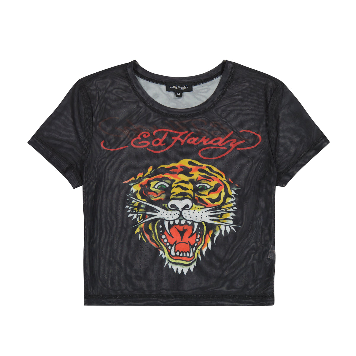Mesh Tiger Head Baby Tee
