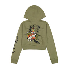 Dragon Dagger Zip Front Hoodie