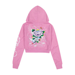 Flower Skull Front Hoodie
