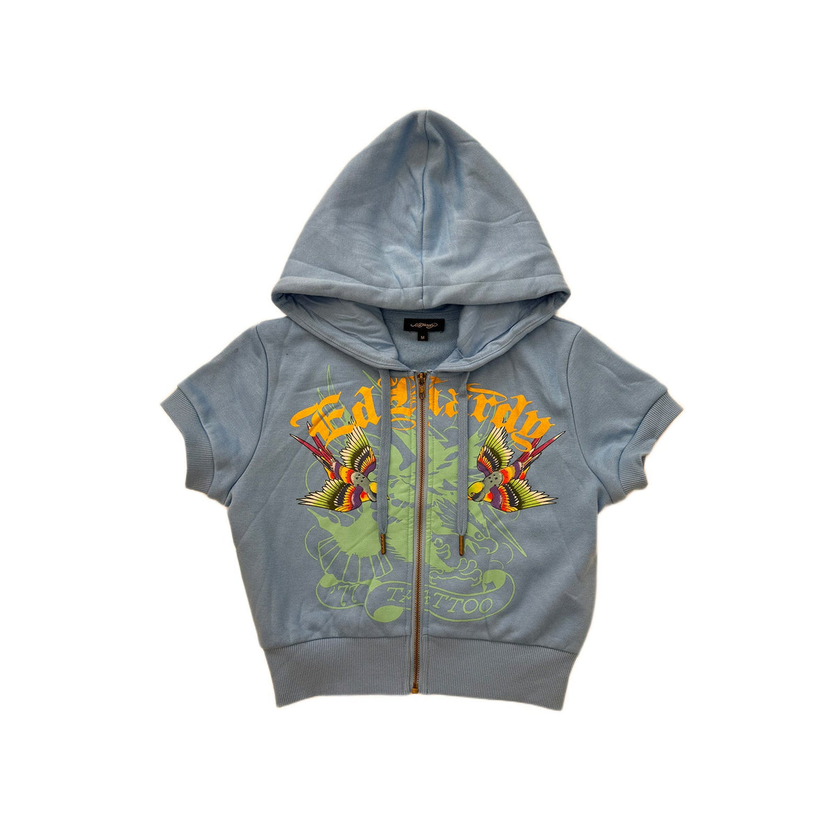 Swallows Short Sleeve Zip Hoodie
