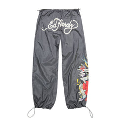 LKS Skull Nylon Parachute Pants