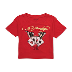Rhinestone Aces Baby Tee
