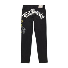 Dagger Skull Slim Taper Jean