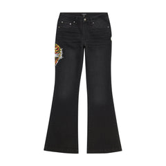 Tiger Head Slim Flare Jean