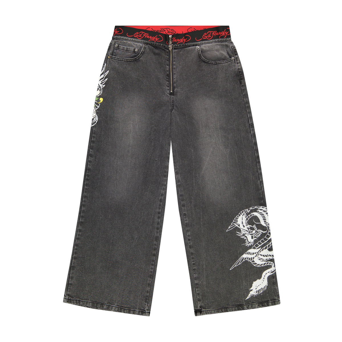 LKS Dragon Elastic Band Jeans