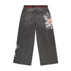 LKS Dragon Elastic Band Jeans
